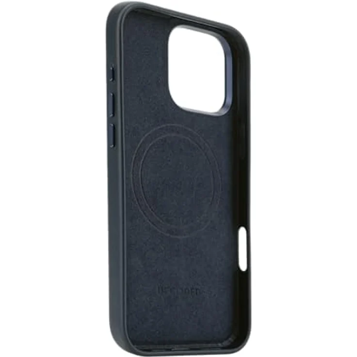 Decoded Lederhülle für iPhone 16 Pro Max, Echt ECCO Leder Hülle, MagSafe-kompatibel, Stoßfest, Navy Blau – Bild 4