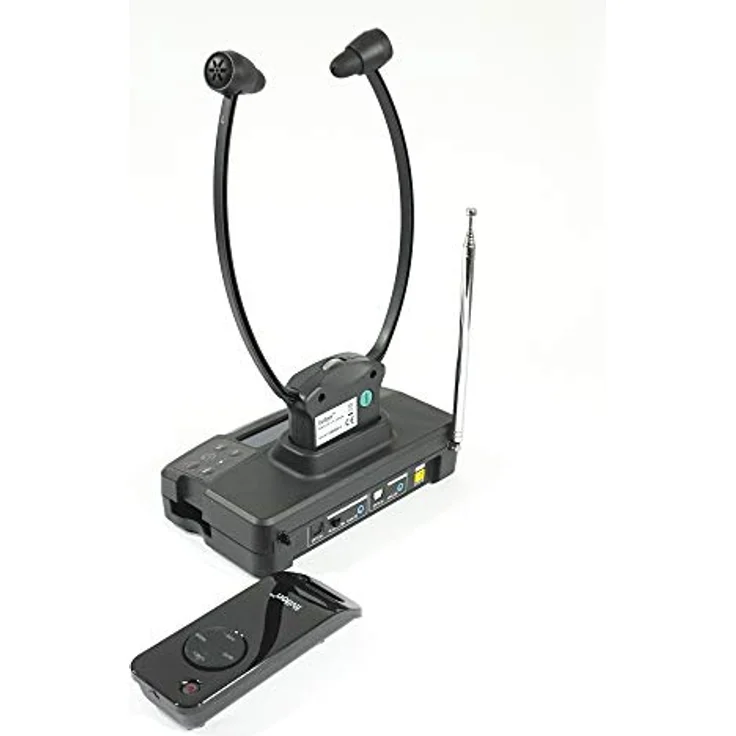 Humantechnik Tiviton DAB 3 in 1 Funk-Kopfhörer, drahtloser TV-Kopfhörer, DAB+ Radio & Hörverstärker, Kinnbügel-Design – Bild 6