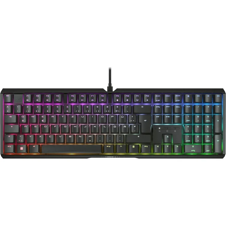 Cherry Xtrfy MX 3.1 RGB BLACK / DE Gaming-Tastatur mit Aluminiumgehäuse und abriebfesten ABSTastenknöpfen – Bild 1