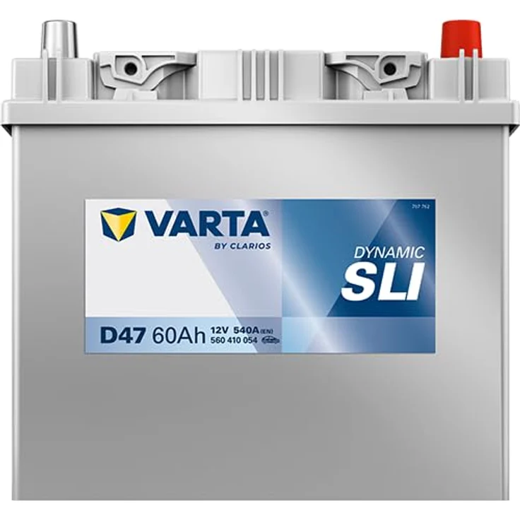 VARTA D47 Blue Dynamic, 12V 60Ah 540A Autobatterie für Kleinwagen und Mittelklassefahrzeuge, wartungsfrei – Bild 2