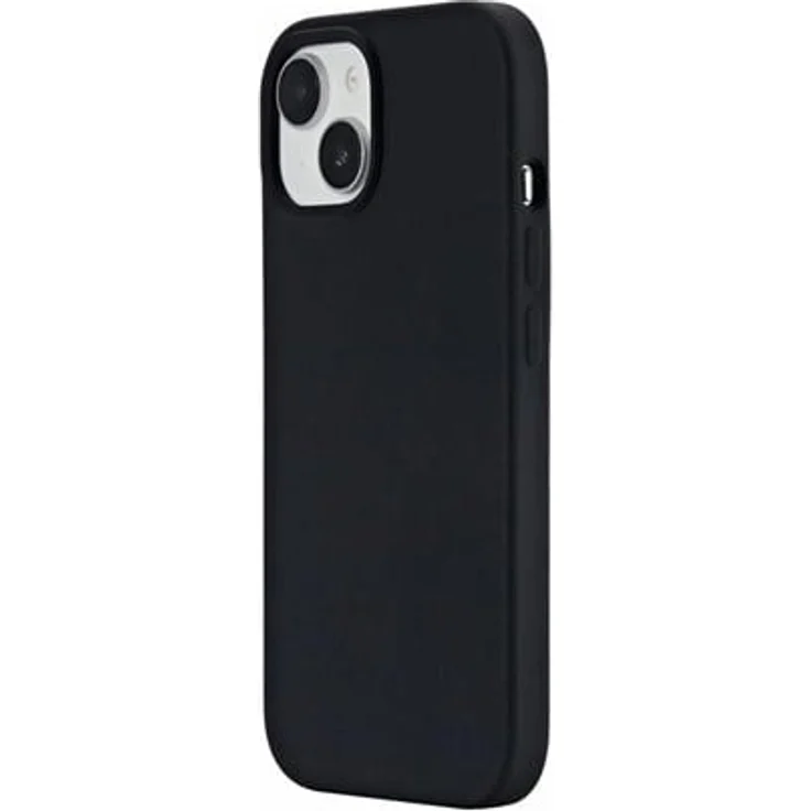 eSTUFF Infinite Rome, magnetische Handyhülle aus Polycarbonat und Silikon, Schwarz, kompatibel mit MagSafe, für Apple iPhone 15