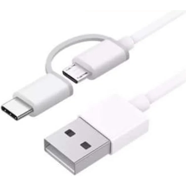 Xiaomi Datenkabel SJX01ZM USB 3.1 zu Micro-USB incl. USB-C Adapter - white (SJV4083TY) – Bild 4