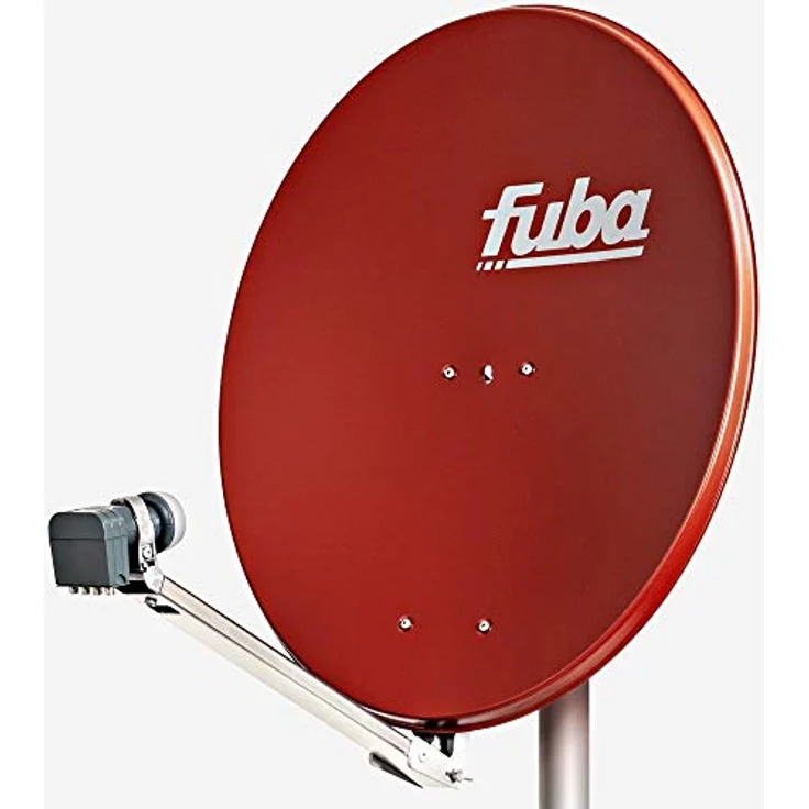 Fuba DAL 804 R Satellitenanlage, Antenne mit Quattro-Switch-LNB DEK 417 für 4 Teilnehmer, HDTV, 4K, 3D, Aluminium-Druckguss – Bild 2