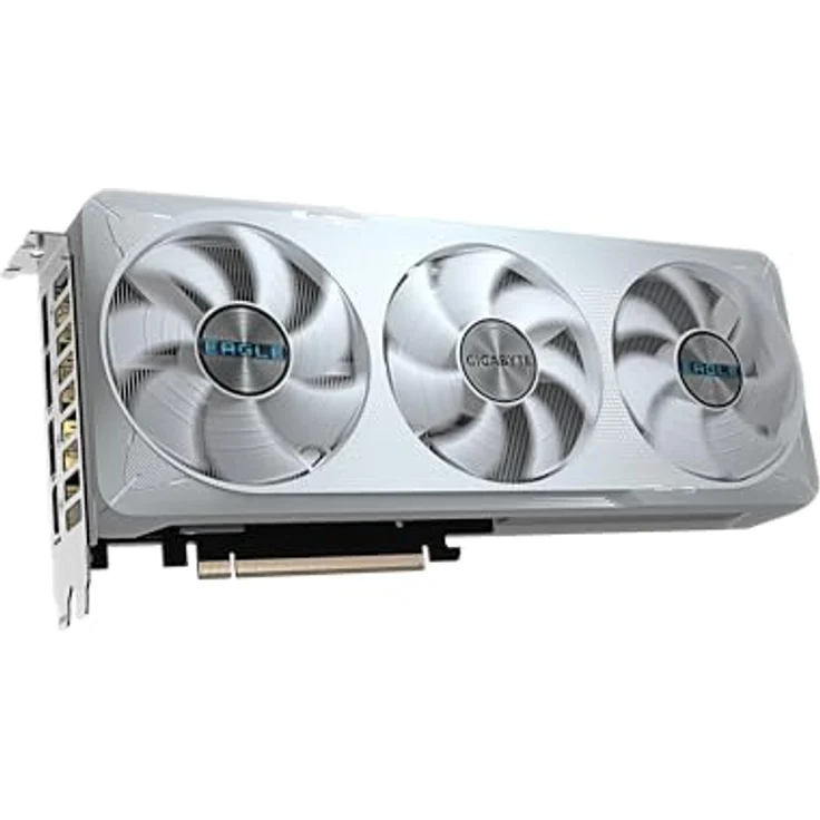 Gigabyte GeForce RTX 5070 Eagle OC Ice SFF 12G Grafikkarte - 12GB GDDR7, 192 Bit, PCI-E 5.0, 2587 MHz Core Clock, NVIDIA DLSS 4, RGB-Beleuchtung – Bild 3