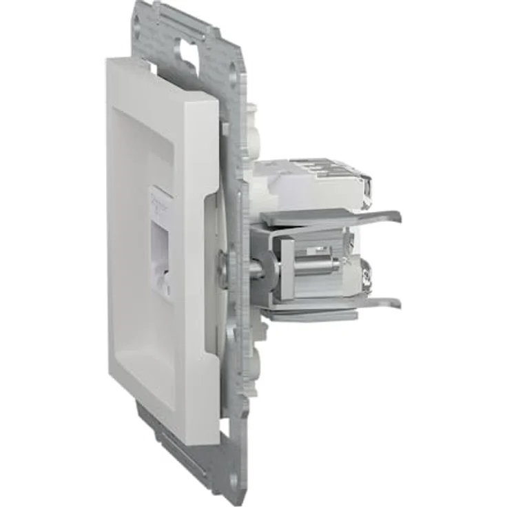 Schneider Electric Asfora EPH4770121D RJ45 Kat.6e Unterputz 1-Fach, Netzwerkdose, Datensteckdose, IDC,weiß – Bild 5