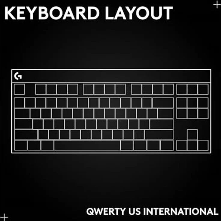 Logitech G PRO X 60 Lightspeed kabellose Gaming-Tastatur, US International QWERTY indeling, Weiß - mit Doubleshot-PBT-Tastenkappen für Premium-Qualität – Bild 3