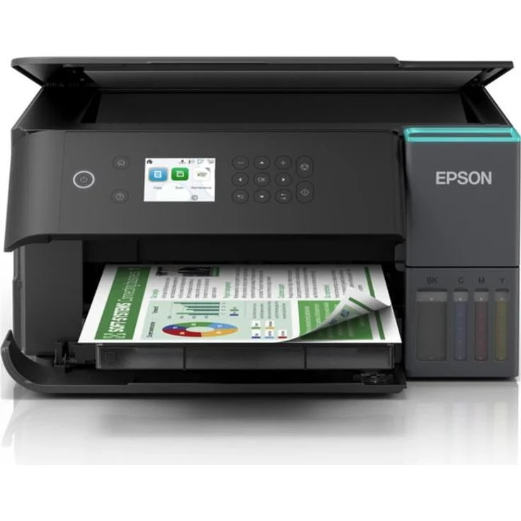 Epson EcoTank L6360, Multifunktionsdrucker, Inkjet, Farbe, A4, Wi-Fi, Schwarz, cartridgefrei