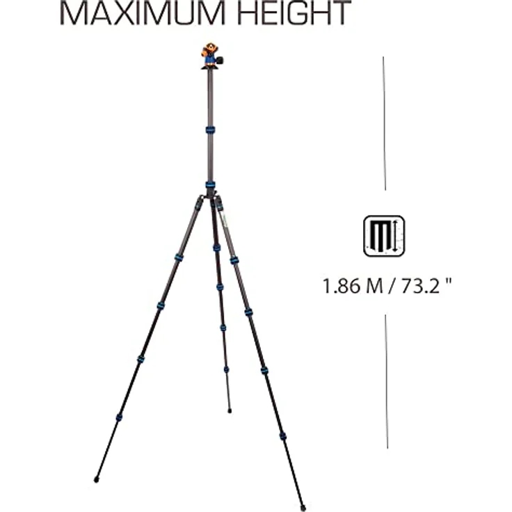 3 LEGGED THING PUNKS BRIAN 2.0, Carbonstativ mit Airhed Neo 2.0 - Blau – Bild 2