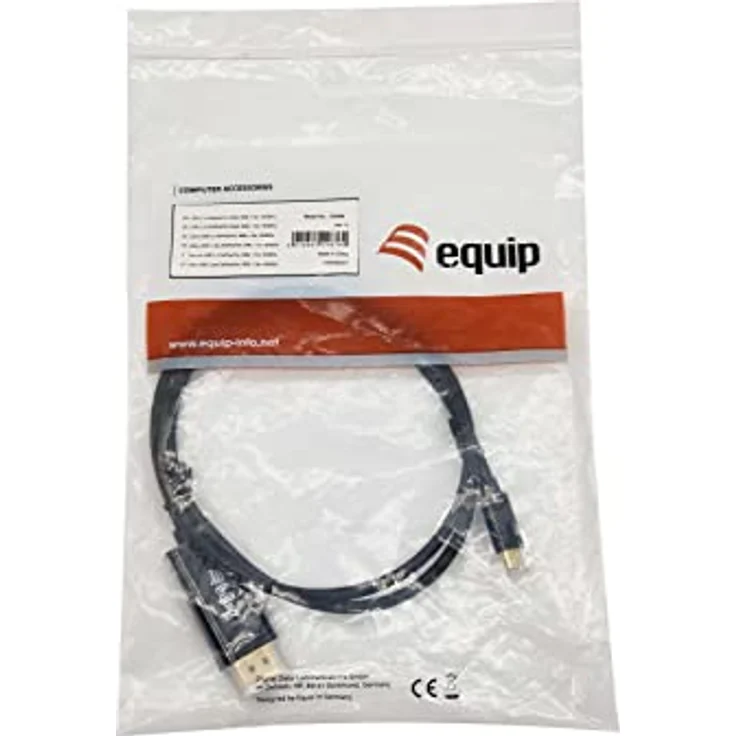 Equip 133426 USB-C-zu-DisplayPort-Kabel, M/M, 1,0 m, 4K/60 Hz – Bild 4