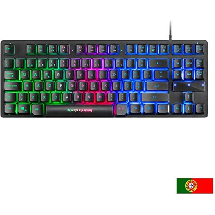 Mars gaming MCPTKL, Gaming H-Mech Tastatur mi Maus-Set, 3200DPI, PT Layout QWERTY – Bild 3