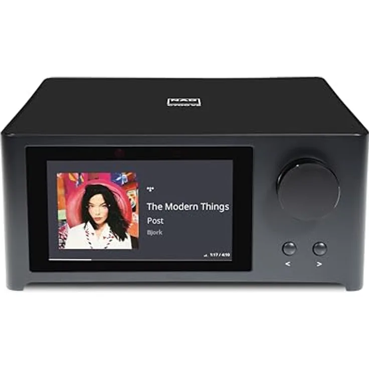 NAD C700 V2 Verstärker mit BluOS-Multiroom-Streaming, 80W, Schwarz