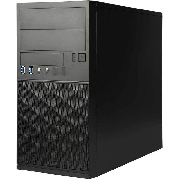 In Win EFS052, Micro ATX Gehäuse in Schwarz mit 2x USB-Anschlüssen