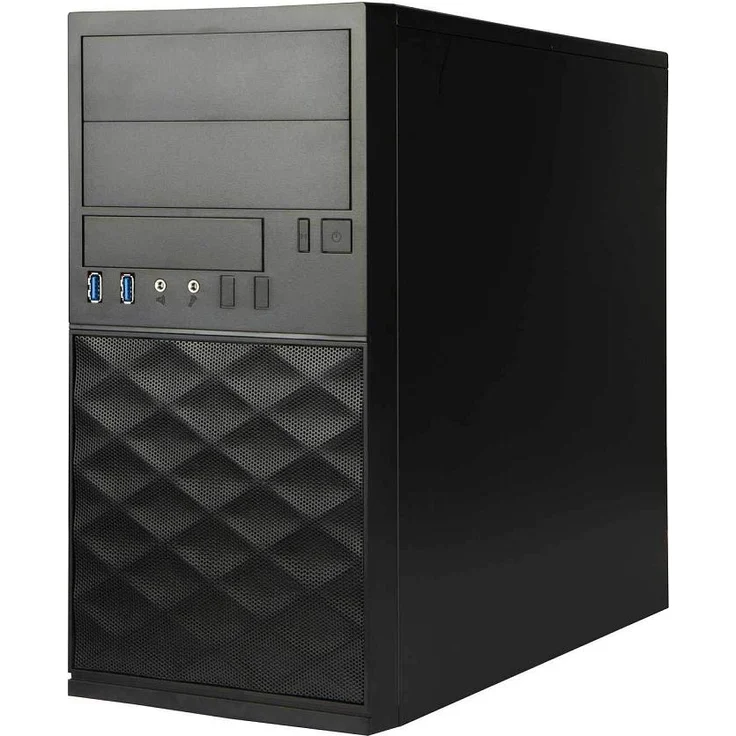 In Win EFS052, Micro ATX Gehäuse in Schwarz mit 2x USB-Anschlüssen