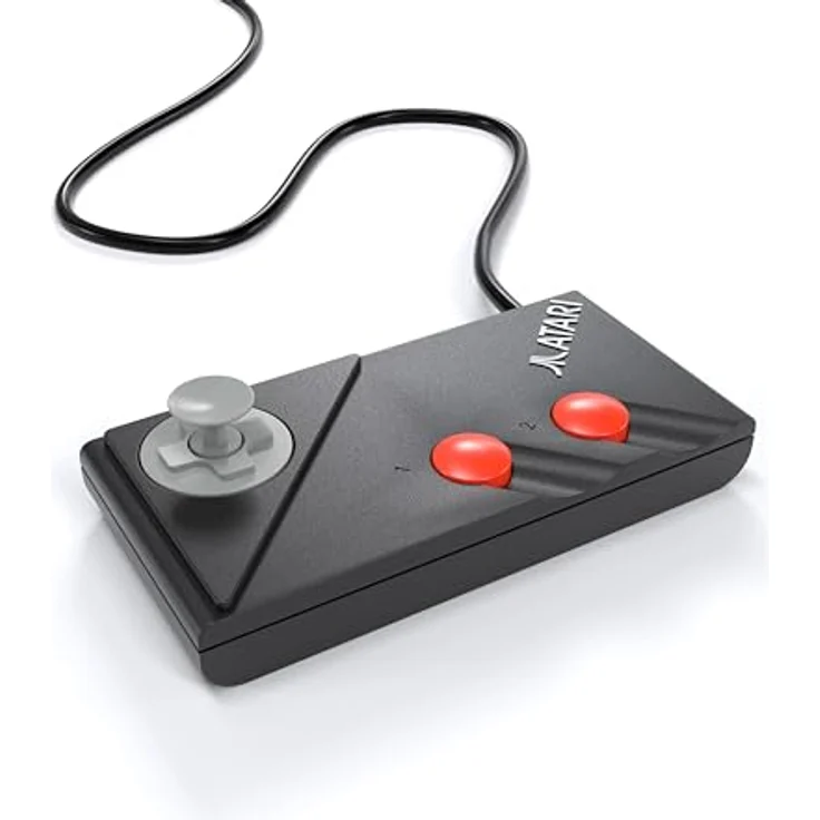 Plaion CX78+ Gamepad, Gaming Controller für Atari 2600+/2600/7800, Schwarz – Bild 2