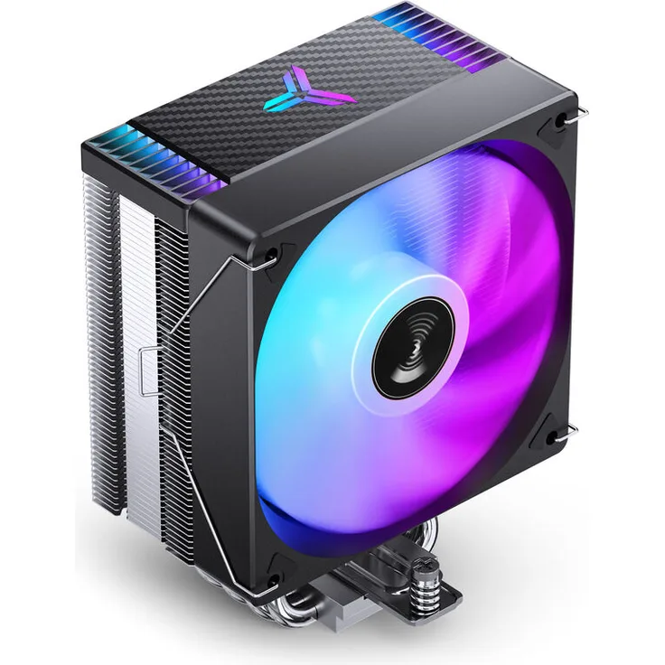 Jonsbo CR-1000MAX V2 Color CPU-Kühler, 120 mm RGB Lüfter, 6 Heatpipes, Tower-Design, Intel & AMD kompatibel, schwarz
