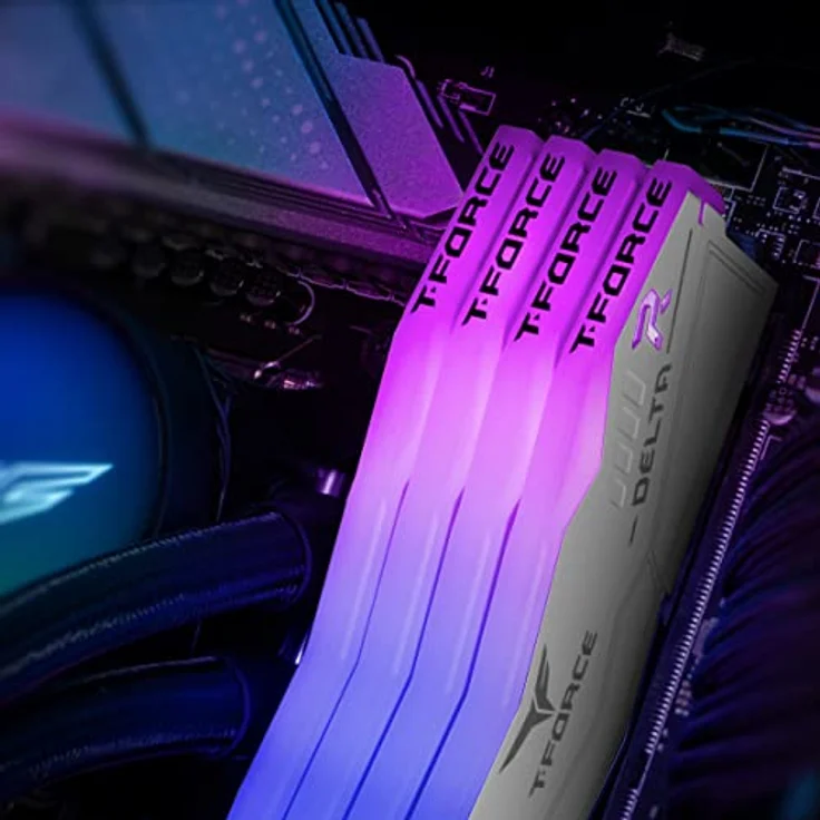 RAM Team D5 6000 32GB C38 Delta RGB White K2 – Bild 3