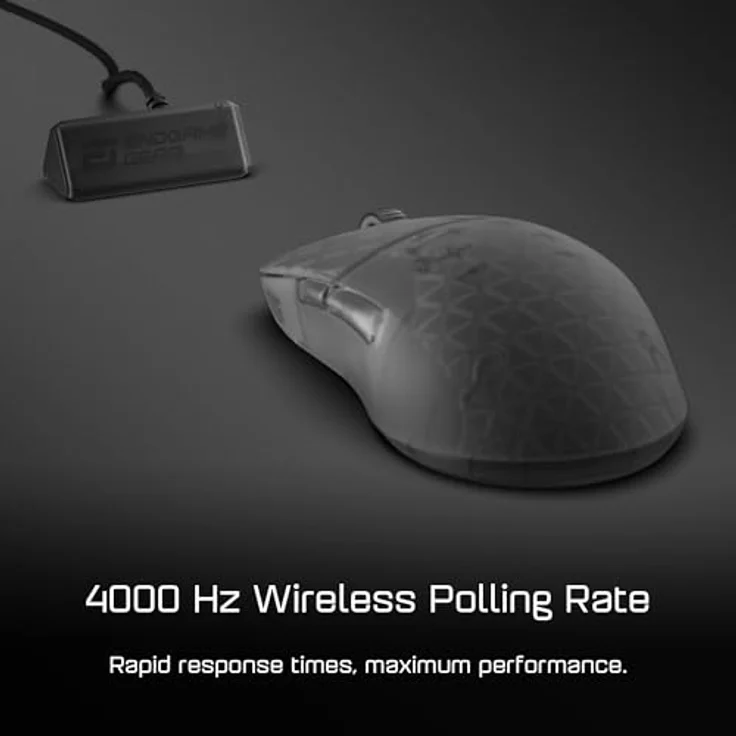 Endgame Gear XM2w 4k Wireless Gaming Maus - Dark Frost, PixArt PAW3395-Sensor, Kailh GX Switches, Flex Cord 4.0-Kabel – Bild 3