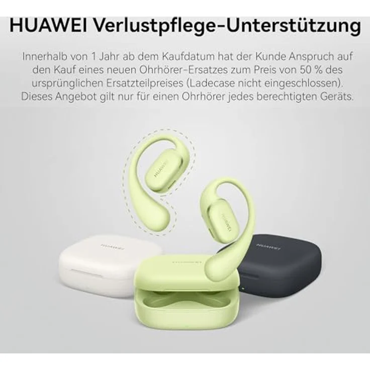 Huawei FreeArc Grey – True Wireless Kopfhörer, BT 5.2, IP54, 28h Akku, 12mm Treiber, Touch-Steuerung, Mikrofon – Bild 2