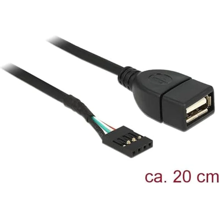 Delock Kabel USB 2.0 Typ-A Buchse auf Pin Header (83291) – Bild 3