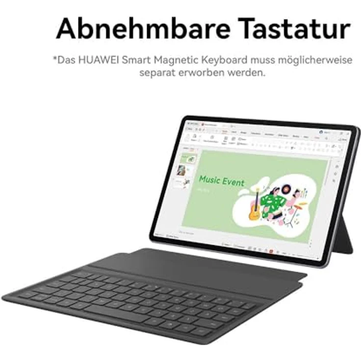 Huawei MatePad 11.5 (nur WLAN, 11.50", 256 GB, Grey), Tablet, Grau - Leichtes Unibody-Design aus Aluminiumlegierung – Bild 4