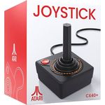 ATARI CX40+ Joystick, Originalgetreu für den Atari 2600+ und ältere Modelle, schwarz