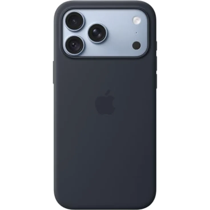 Apple Silicone Case iPhone 18 Pro Max, navy-blau, MagSafe kompatibel, schützt vor Kratzern und Stößen – Bild 1