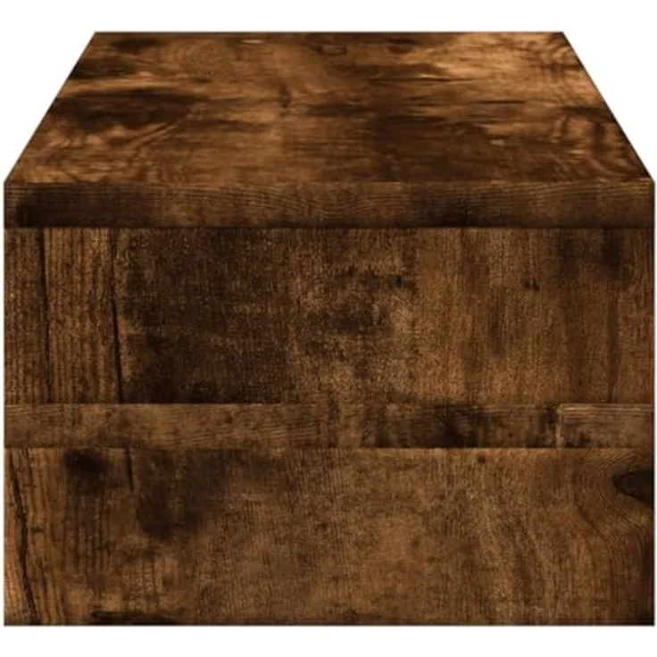 vidaXL Monitorständer Räuchereiche, Holzwerkstoff, 54x22x15 cm mit Stauraum, max. Belastbarkeit 25 kg – Bild 5