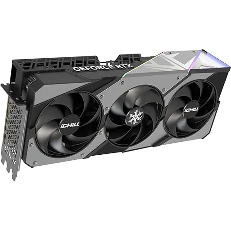 Inno3D GeForce RTX 5070 Ti iCHILL X3, 16 GB GDDR7 Grafikkarte mit robustem Dreifach-Lüfter-Kühlsystem und Boost-Taktfrequenz bis zu 2670 MHz