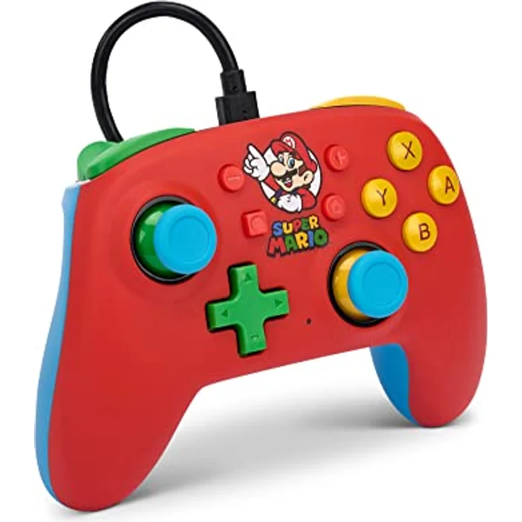 PowerA Der kabelgebundene Nano-Controller für Nintendo Switch - Mario Medley – Bild 2