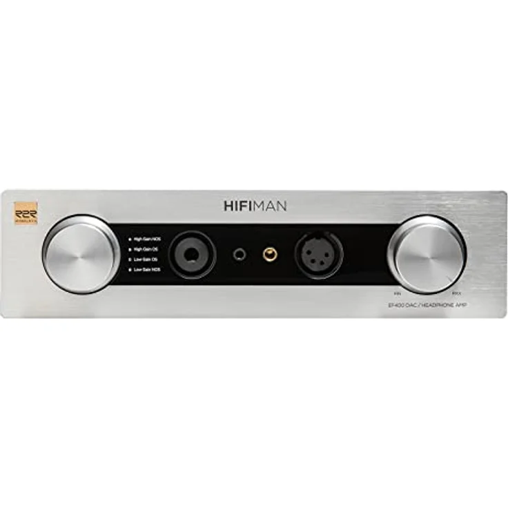 HIFIMAN EF400 Desktop Balanced Headphone DAC& Amplifier with Himalaya R2R DAC, 3.5/4.4/6.35mm Output for Home Audio, Silver – Bild 1