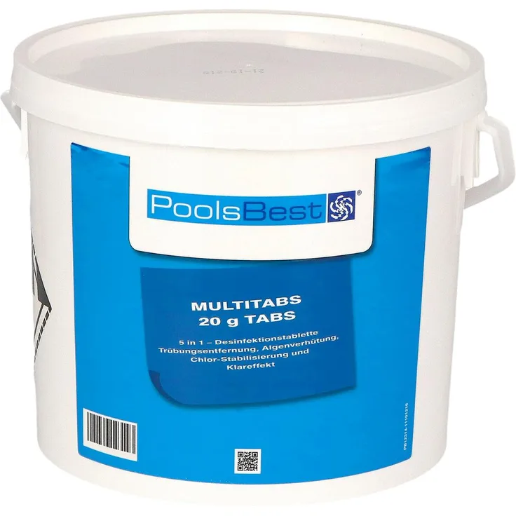 5 kg - PoolsBest® Mini - Multitabs 5 in 1, 20 g Tabletten