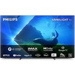 Philips 4K OLED Ambilight TV|OLED808/12|194 cm (77 Zoll)|UHD 4K|120Hz|P5 AI Perfect Picture Engine|HDR10+|Smart TV|Dolby Atmos|40W Lautsprecher|TV-Ständer|Prime|Netflix|YouTube|Google Assistant|Alexa|