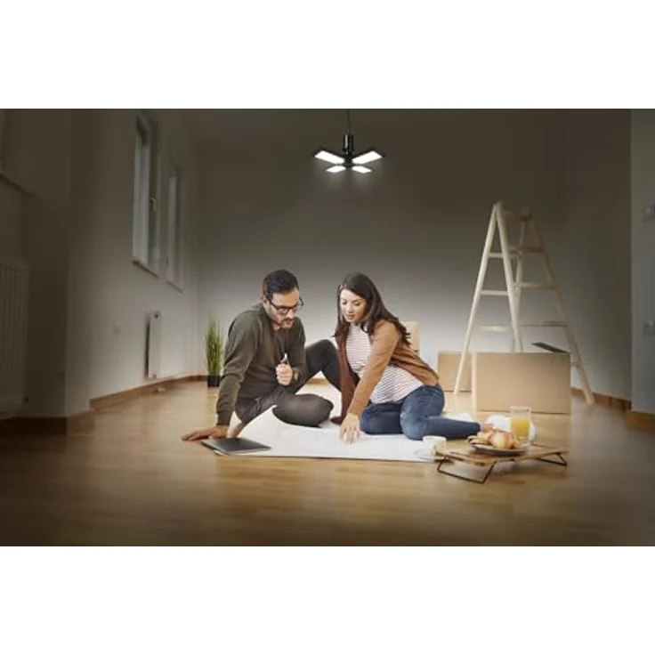 LEDVANCE LED FLOODLIGHT HIGHBAY E27 24W BK, Smarte Deckenbeleuchtung für Renovierungsarbeit – Bild 2