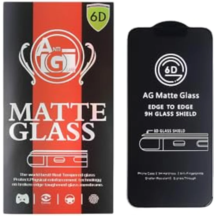 6D Matt Schutz Glas kompatibel mit MOTOROLA MOTO G84 5G Folie Vollständig Klebend und Abdeckung – Bild 1