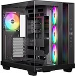 be quiet! Light Base 500 LX, Midi-Tower PC Gehäuse für ATX, Mini-ITX und mATX, max. Kühlerhöhe 185 mm, max. GPU-Länge 400 mm, Schwarz