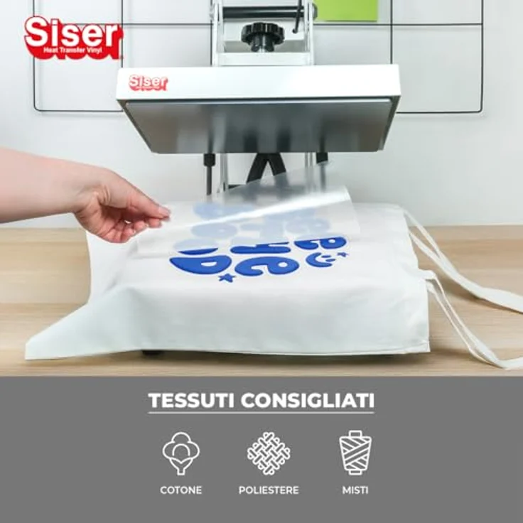 Siser Easy Puff Textiltransferfolie, 30 cm Schnittbreite, Blau, 3D-Effekt für kreative Designs – Bild 4