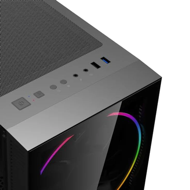 GameMax Black Hole 7815, Desktop-PC mit Ryzen 5 7500F, 16GB DDR5, 1TB SSD und RTX 5070 – Bild 6