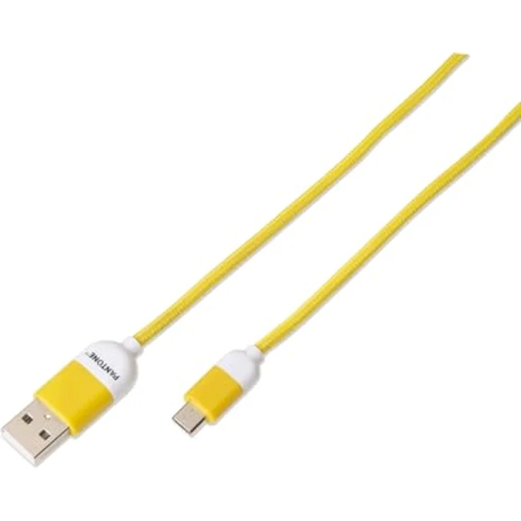 Celly PT-MC001-5Y Micro-USB Kabel, 1.5m, gelb, USB 2.0, 2.4A für mobile Geräte – Bild 2