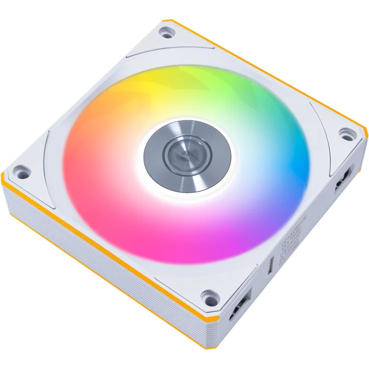 Lian Li UNI FAN CL Wireless Reverse Lüfter, 120mm mit RGB-Beleuchtung und Dual-Zone-Beleuchtung, weiß