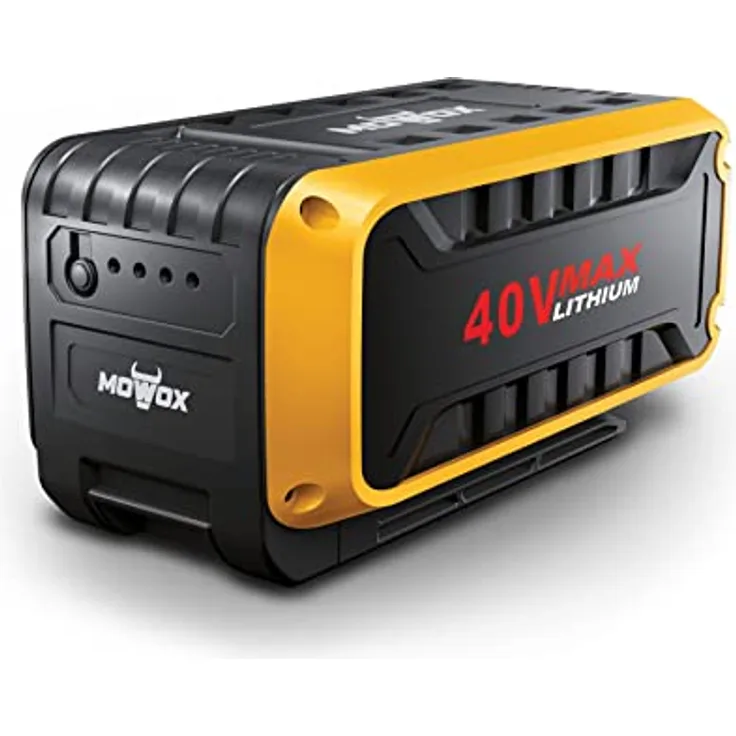 Mowox® BA 159 Lithium Batterie Li-Ion Ersatz-Akku 40V, 5,0 Ah, 20 Lithium-Ion Cellen, LED- Ladezustandsanzeige, Akkuleistung 180 Wh, kompatibel mit allen Mowox® 40 V-Garten-Geräten