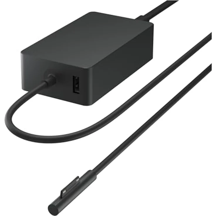 Microsoft Surface 127 W Power Supply, qualitativ hochwertiges Akkuladegerät in Charcoal – Bild 4