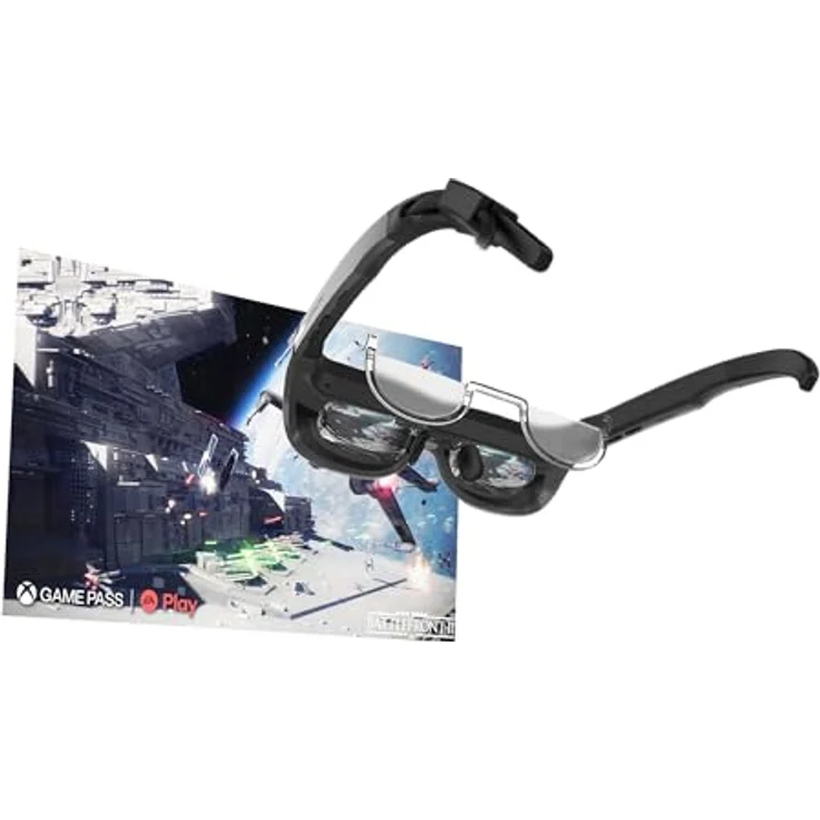 Lenovo Legion Glasses | Augmented-Reality-Brille | Stereo Audio | Micro OLED | 60Hz | Plug & Play | USB-C | schwarz – Bild 5