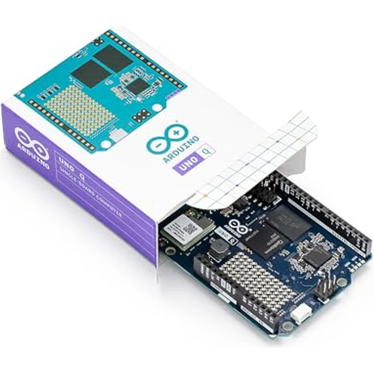 Arduino UNO Q [ABX00162], Hybrid Board mit Qualcomm Dragonwing QRB2210 & STM32U585, AI Vision, Voice, IoT, Linux Debian OS, 2 GB RAM, 16 GB eMMC, Wi-Fi 5, USB-C – Bild 4