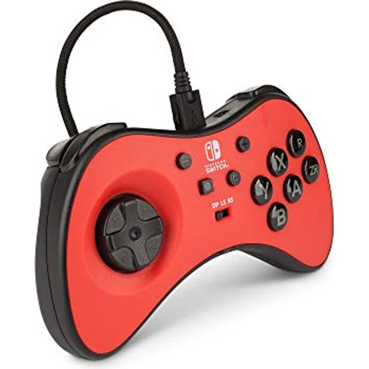 PowerA Fusion Wired FightPad Rot, Schwarz (1509987-01) (Switch) – Bild 13