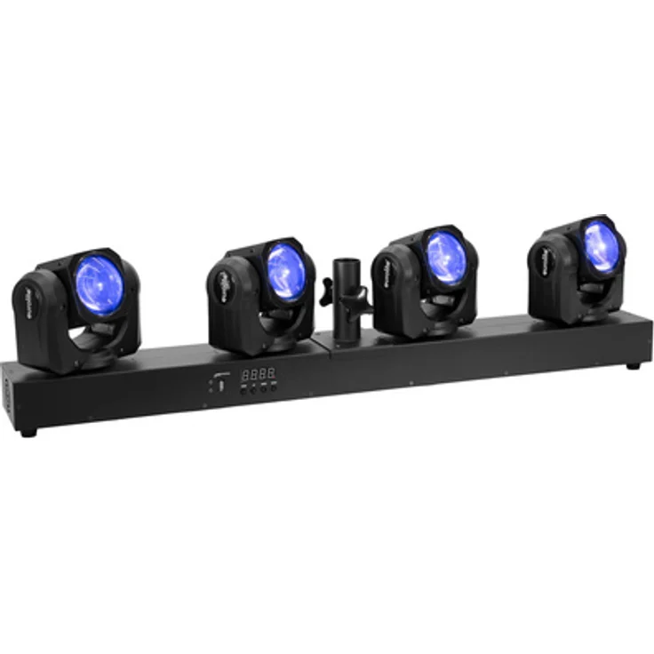 Eurolite LED TMH Bar B240 MH Beam, LED-Lichtanlage mit 4x 60 W Moving-Heads, 540° PAN, 180° TILT, DMX und Sound-to-Light Steuerung – Bild 1