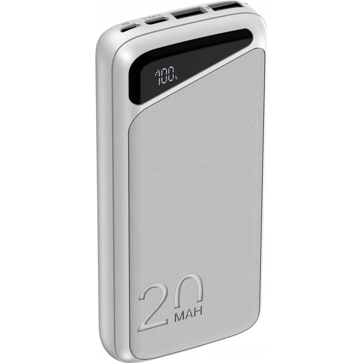 Navitel PWR20 MX WHITE, 20000 mAh Powerbank mit Power Delivery und Quick Charge 3.0, Weiß