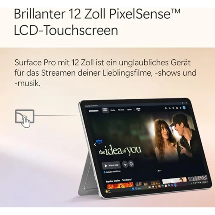 Microsoft Surface Pro Copilot+ PC, 12” LCD Touchscreen, Snapdragon® X Plus, 16GB RAM, 256GB SSD, 1. Edition, Platin – Bild 4