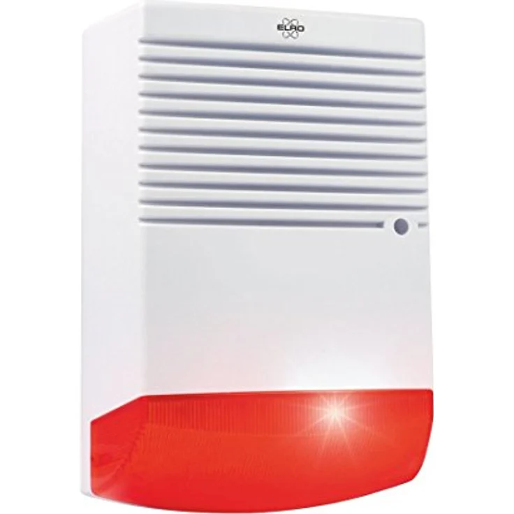 ELRO ADS1F Dummy Alarmsirene-Attrappe-mit blinkendem LED-Licht – Bild 2