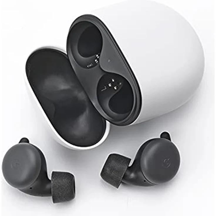 Comply TrueGrip Pro TW Premium Memory-Foam-Kopfhöreraufsätze für Google True Wireless Earbuds | Sichere Passform Tipps mit TechDefender | 3 Paar (Medium) – Bild 4