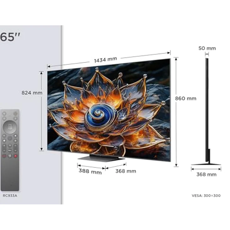 TCL 65Q8CX7 4K QD-Mini LED HDR PREMIUM TV mit Google TV 164 cm (65") – Bild 2